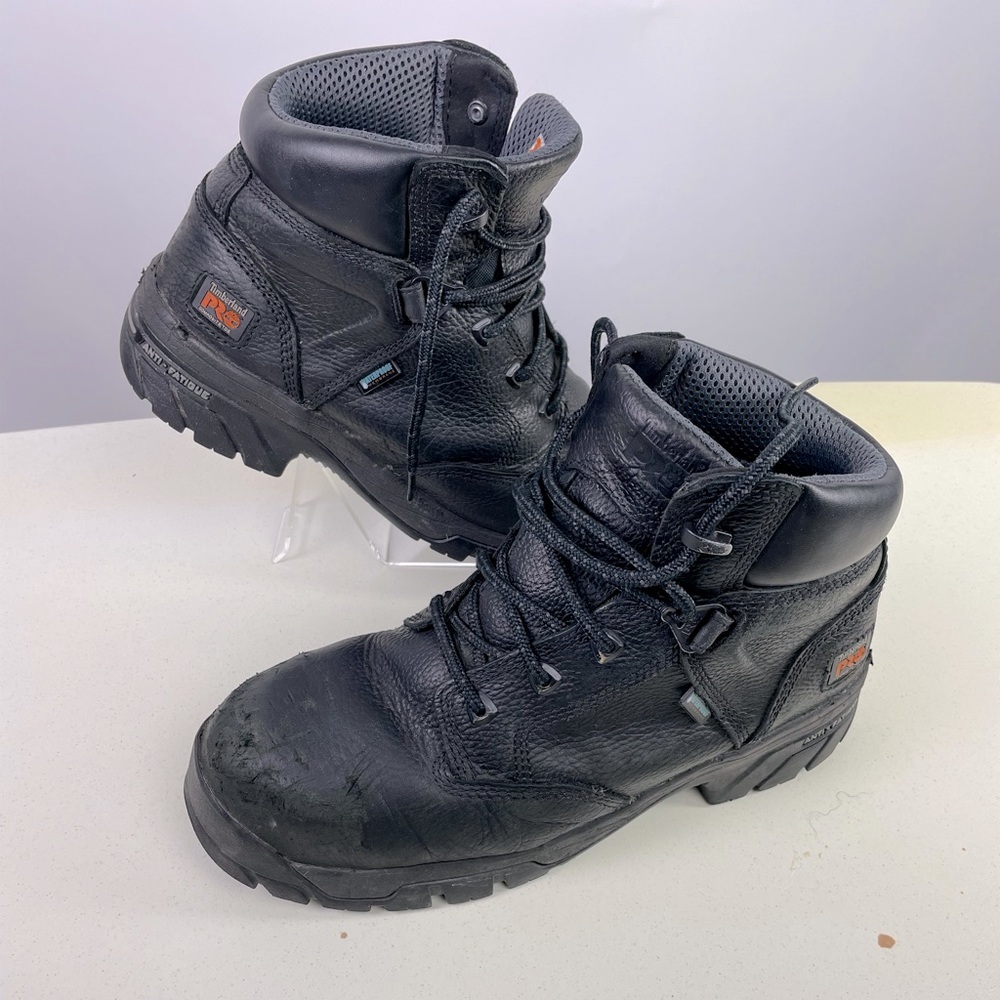 Timberland Pro Men’s 6 in. Helix Composite Toe Waterproof Work Boot, Black